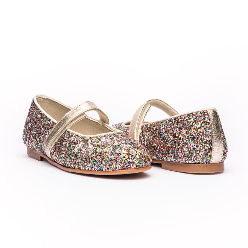Stella Confetti Made In Spain Adjustable Velcro Shoe fashion by Childrenchic – Don't Panic Shoes