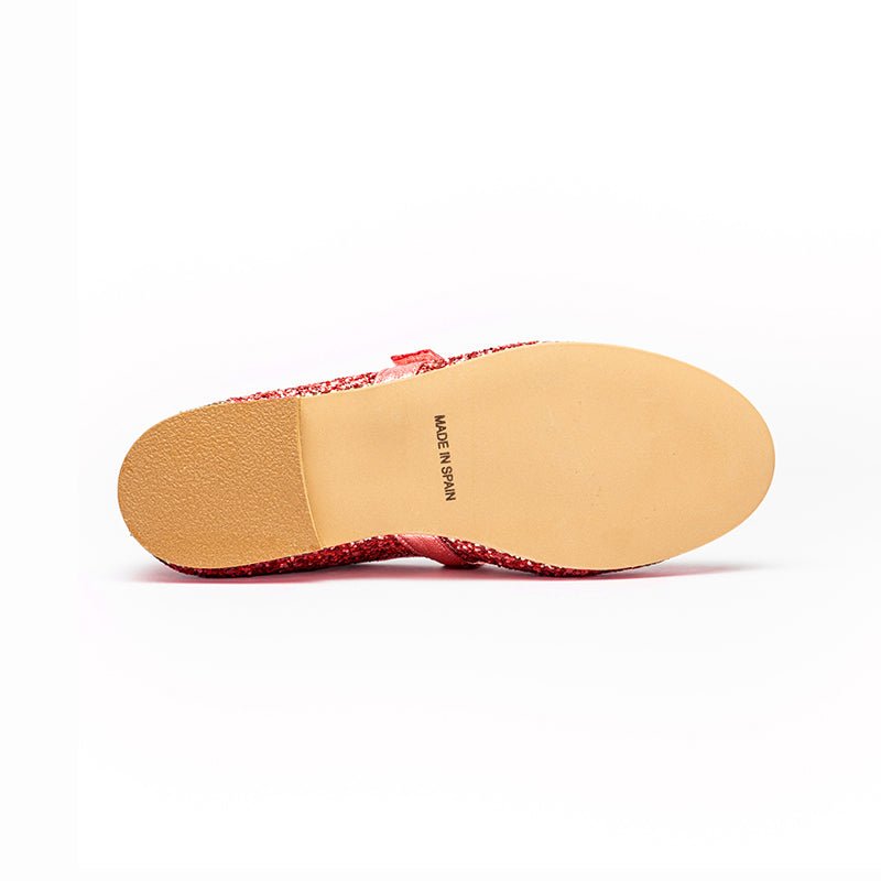 Stella Red Adjustable Velcro Cushion Insole Made In Spain fashion by Childrenchic – Don't Panic Shoes