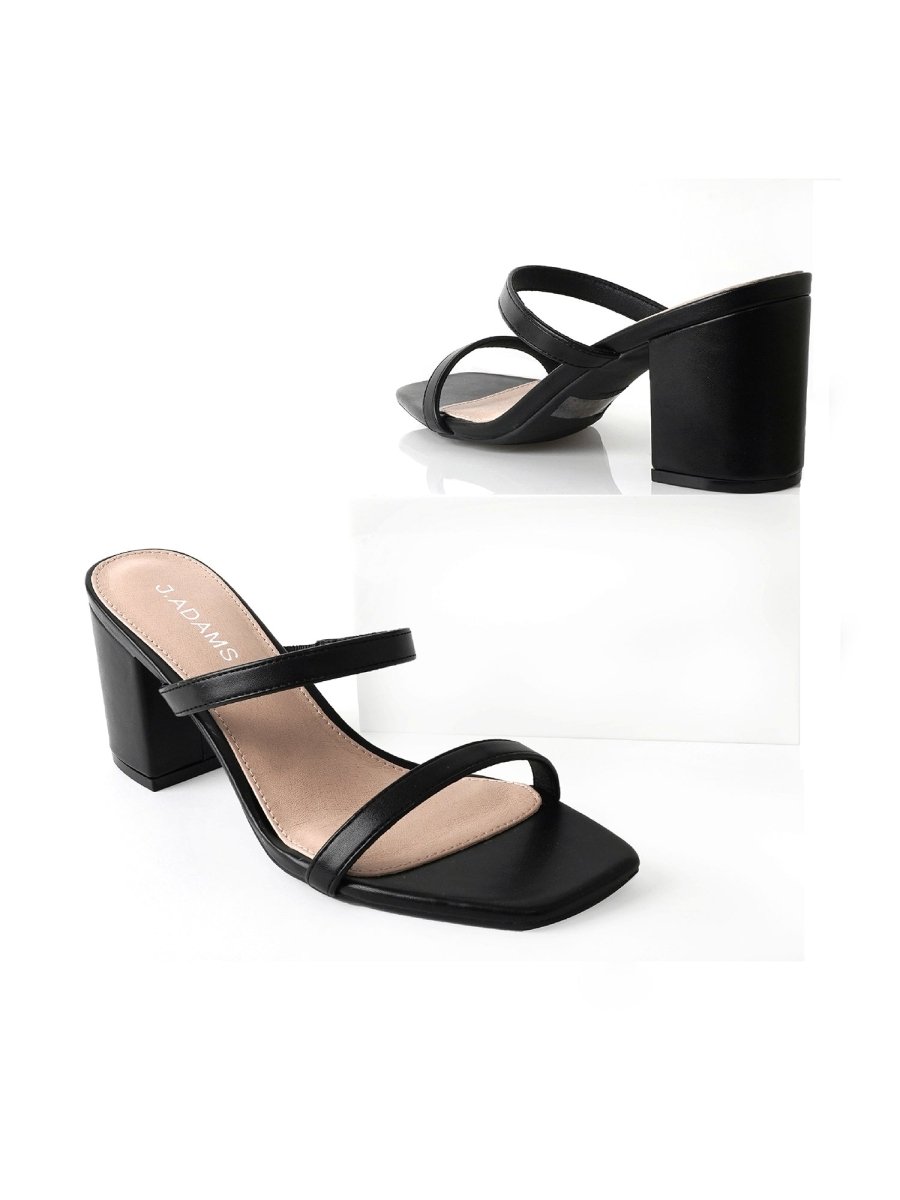Stormi | Black Heels by J.Adams – Don't Panic Shoes