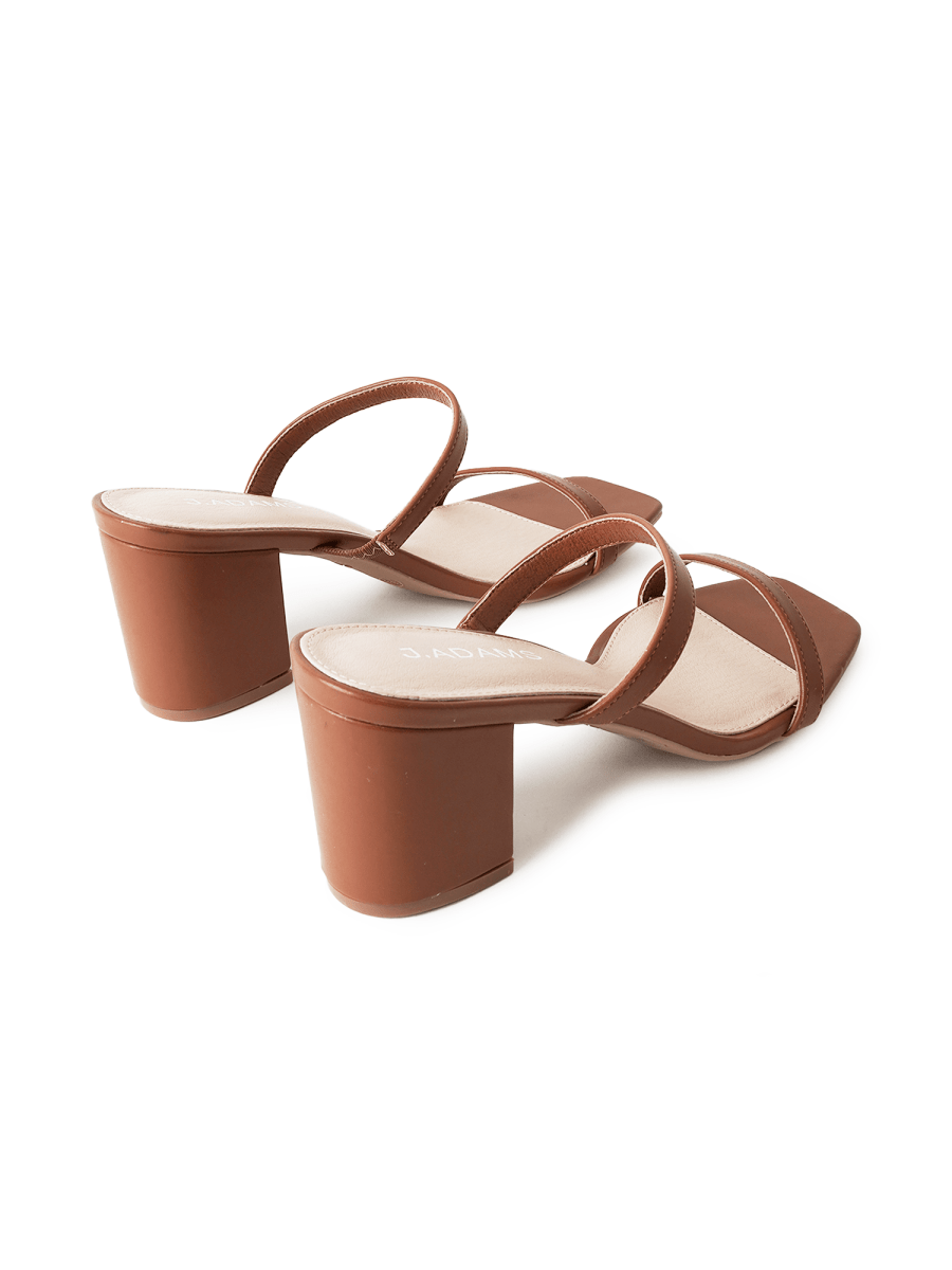 Stormi | Brown Heels by J.Adams – Don't Panic Shoes