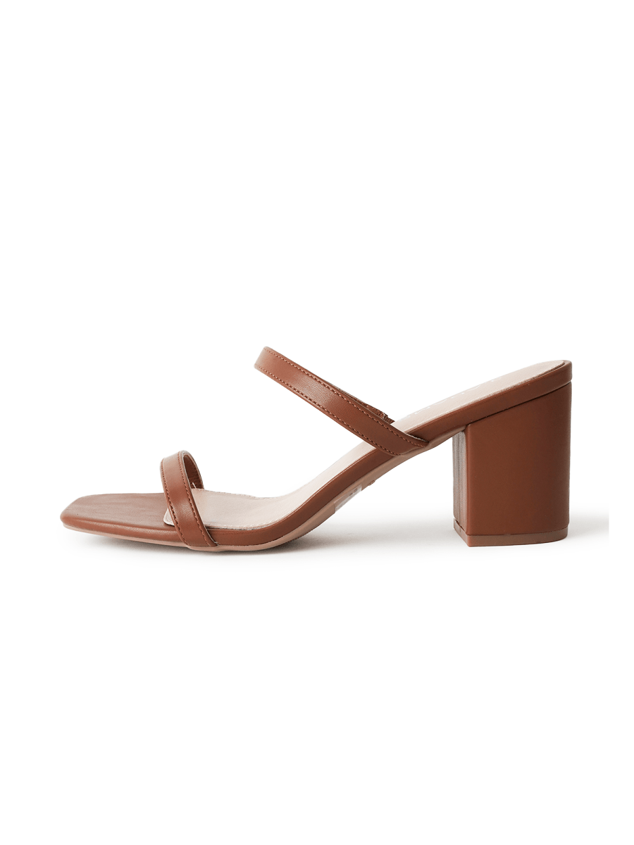 Stormi | Brown Heels by J.Adams – Don't Panic Shoes