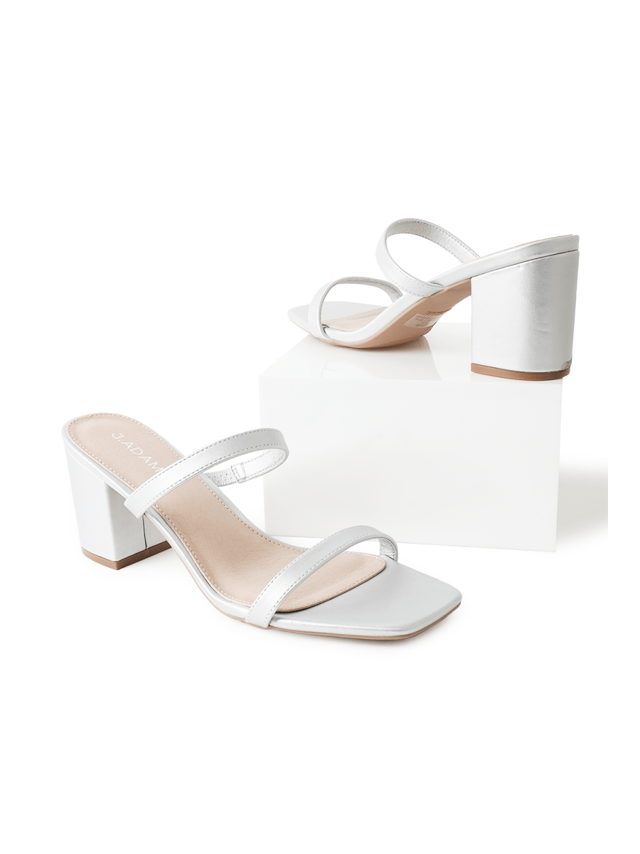 Stormi | Silver Heels by J.Adams – Don't Panic Shoes