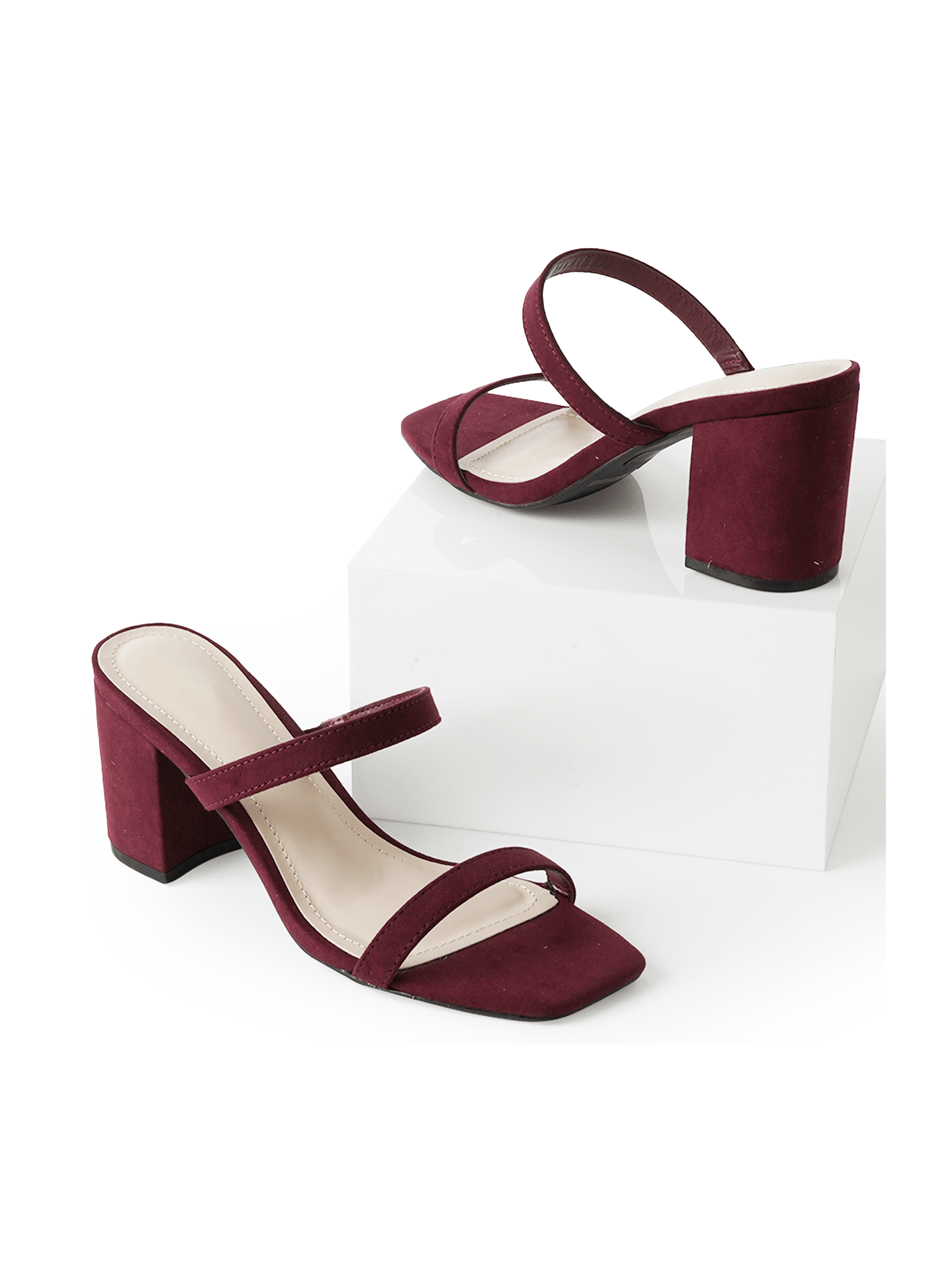J Adams Shoes Women's Stormi | Burgundy Suede