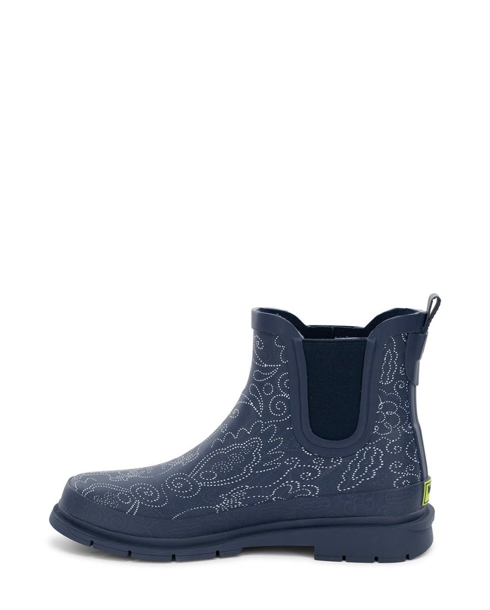Studded ChelSea Rain Boot Women’s Rubber Blue Ankle Rain Boots by Western Chief Women's – Don't Panic Shoes