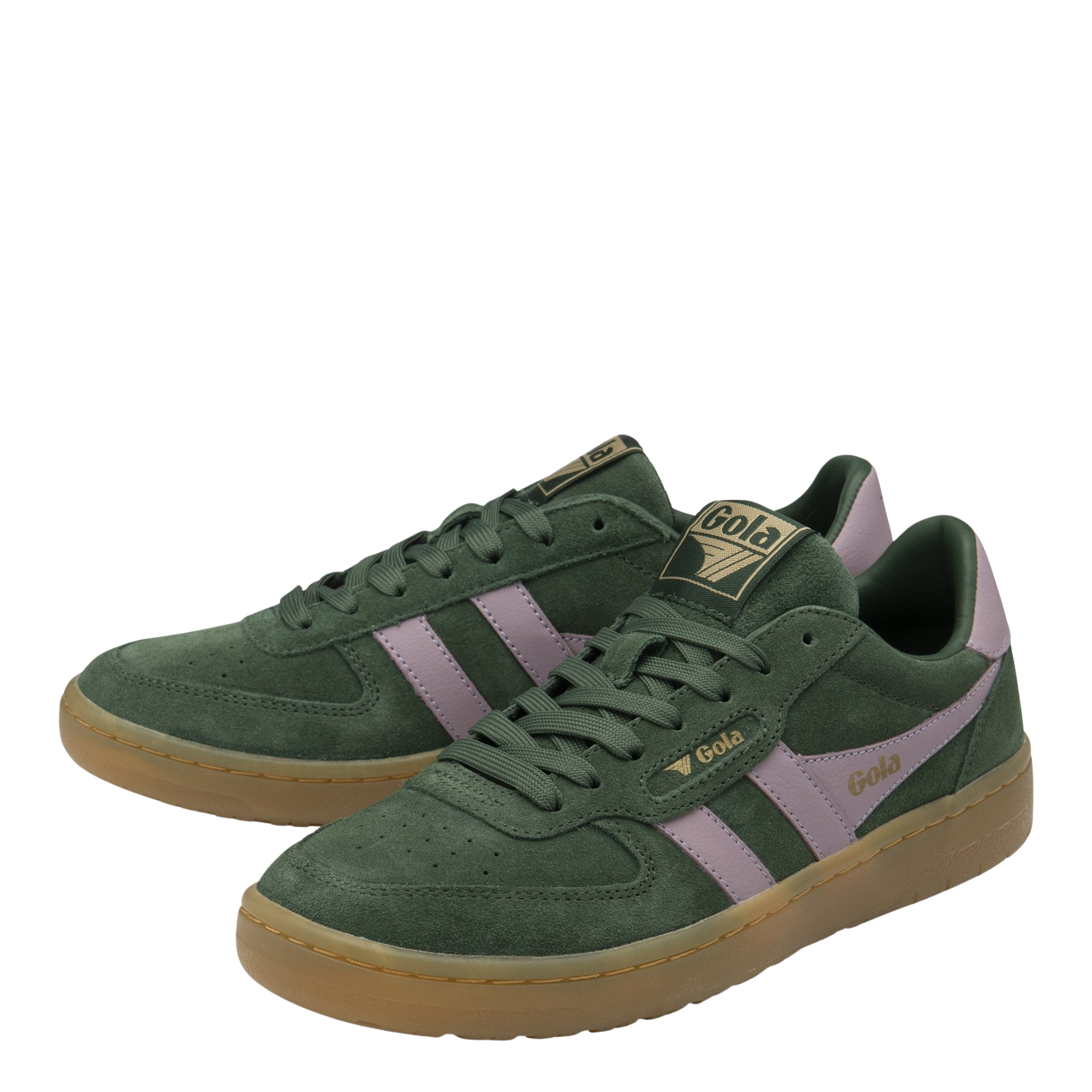 Gola Classics Women's Hawk Suede '86 Sneakers - Evergreen/Candy/Gum