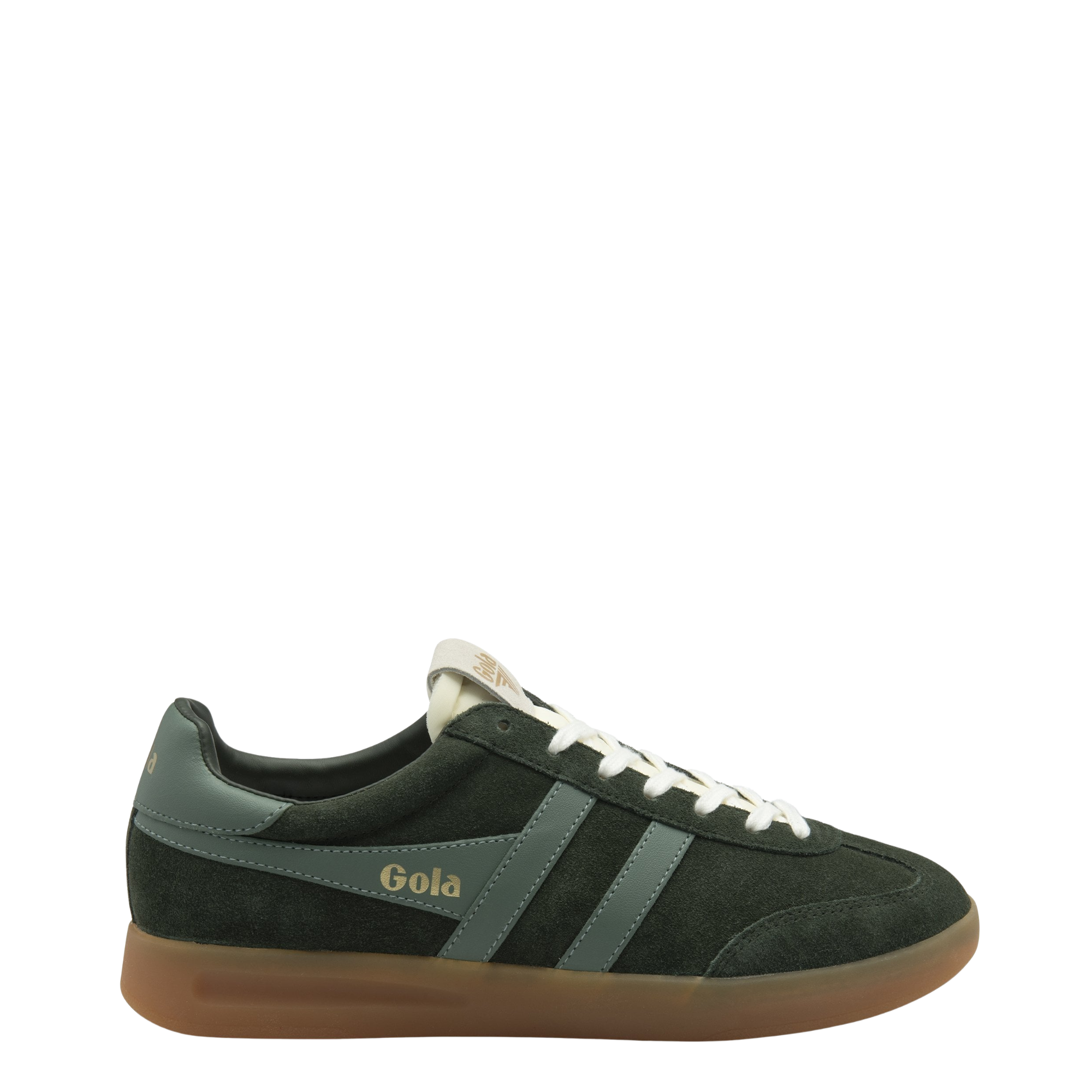 Gola Men's Cyclone Trainer - Dark Khaki/Sage/Gum