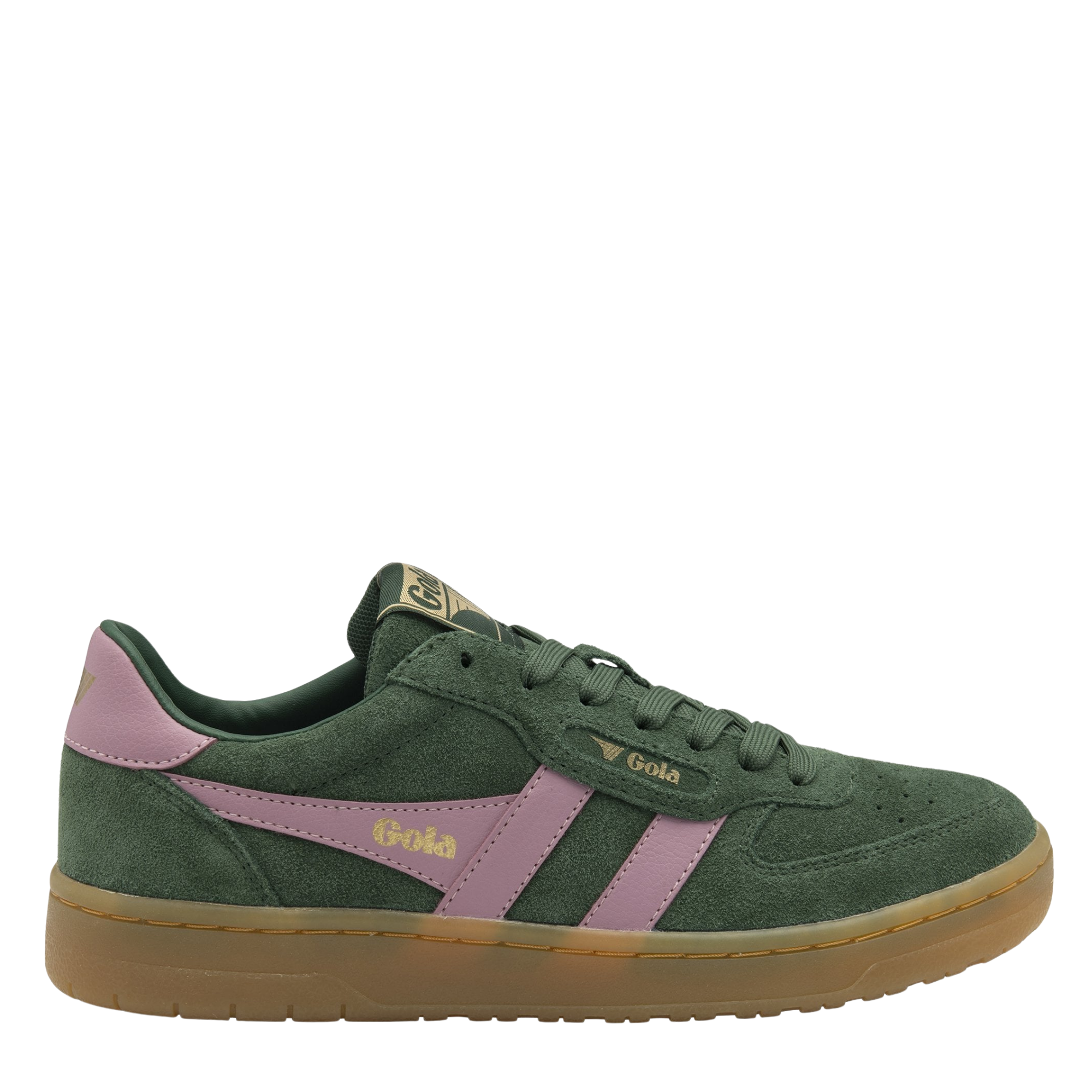 Gola Classics Women's Hawk Suede '86 Sneakers - Evergreen/Candy/Gum