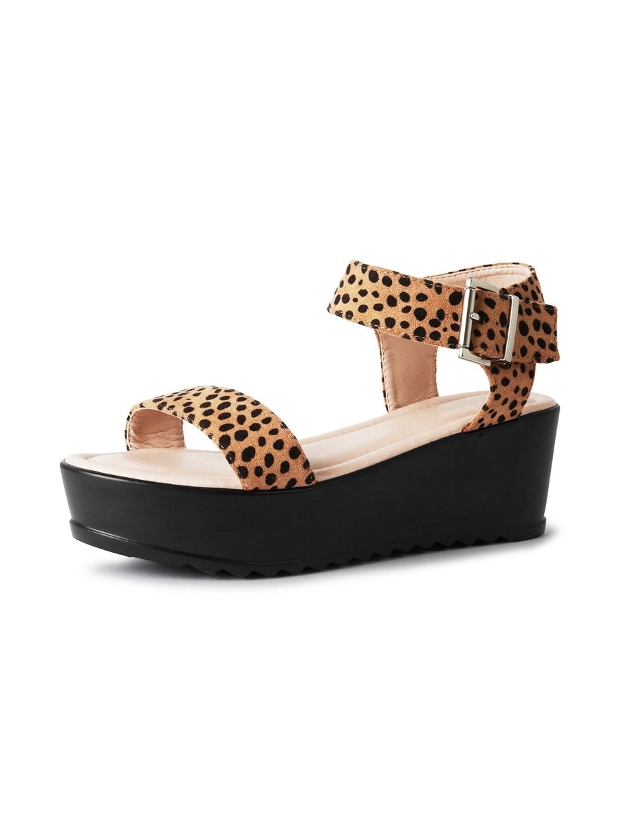 Surf | Cheetah Sandals by J.Adams – Don't Panic Shoes