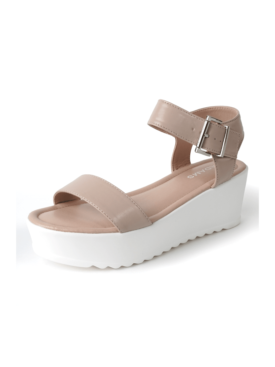 Surf | Light Taupe Sandals by J.Adams – Don't Panic Shoes