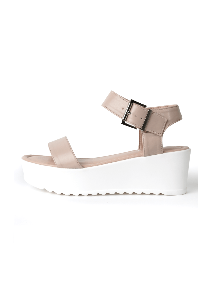 Surf | Light Taupe Sandals by J.Adams – Don't Panic Shoes