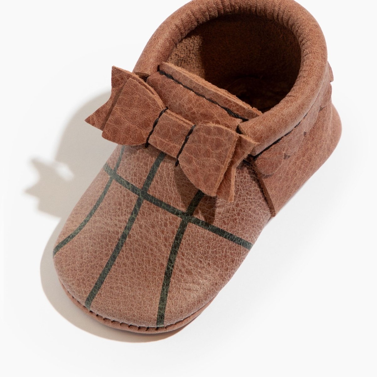 Swish Baby Bow Baby Shoe Bow Mocc by Freshly Picked – Don't Panic Shoes