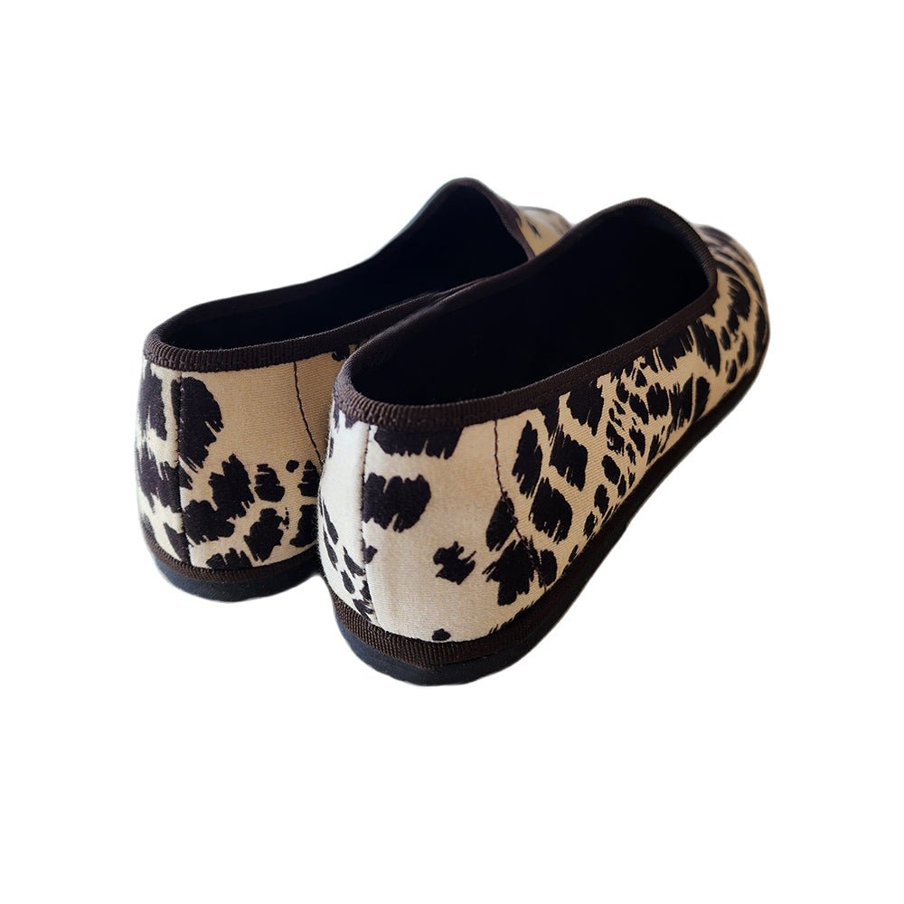 Talco Zebra Friulana Women’S Vegan Brown Zebra Ivory Slip On by Mar Soreli – Don't Panic Shoes