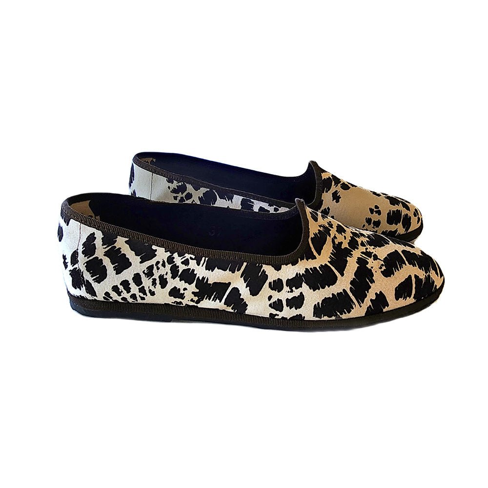 Talco Zebra Friulana Women’S Vegan Brown Zebra Ivory Slip On by Mar Soreli – Don't Panic Shoes