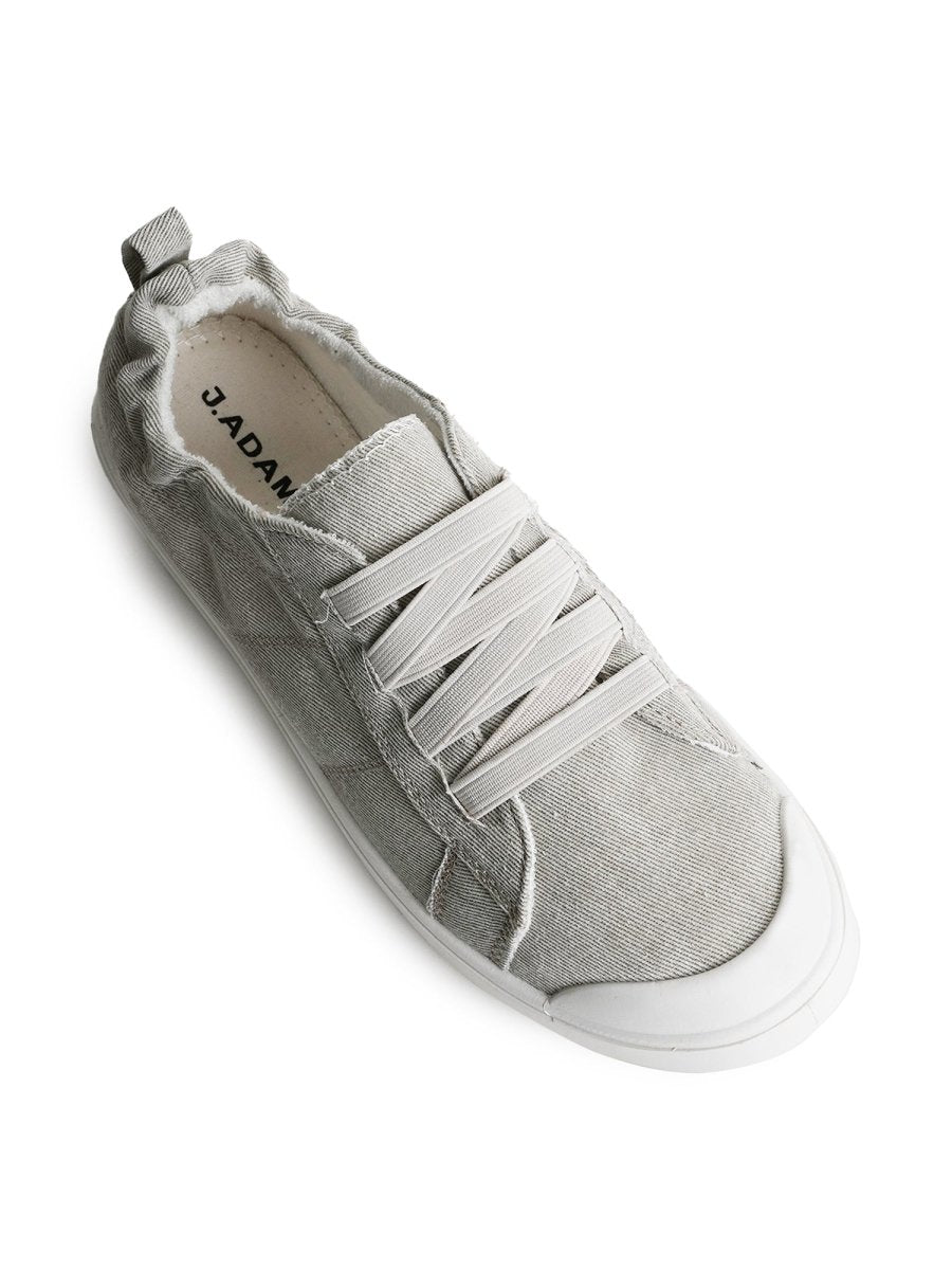 Taylor | Grey Sneakers by J.Adams – Don't Panic Shoes