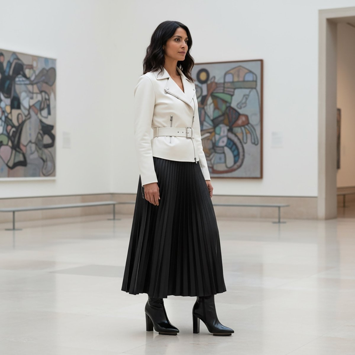 Tessa Ankle Bootie Patent Leather Black Hidden Platform Boots by Beautiisoles – Don't Panic Shoes