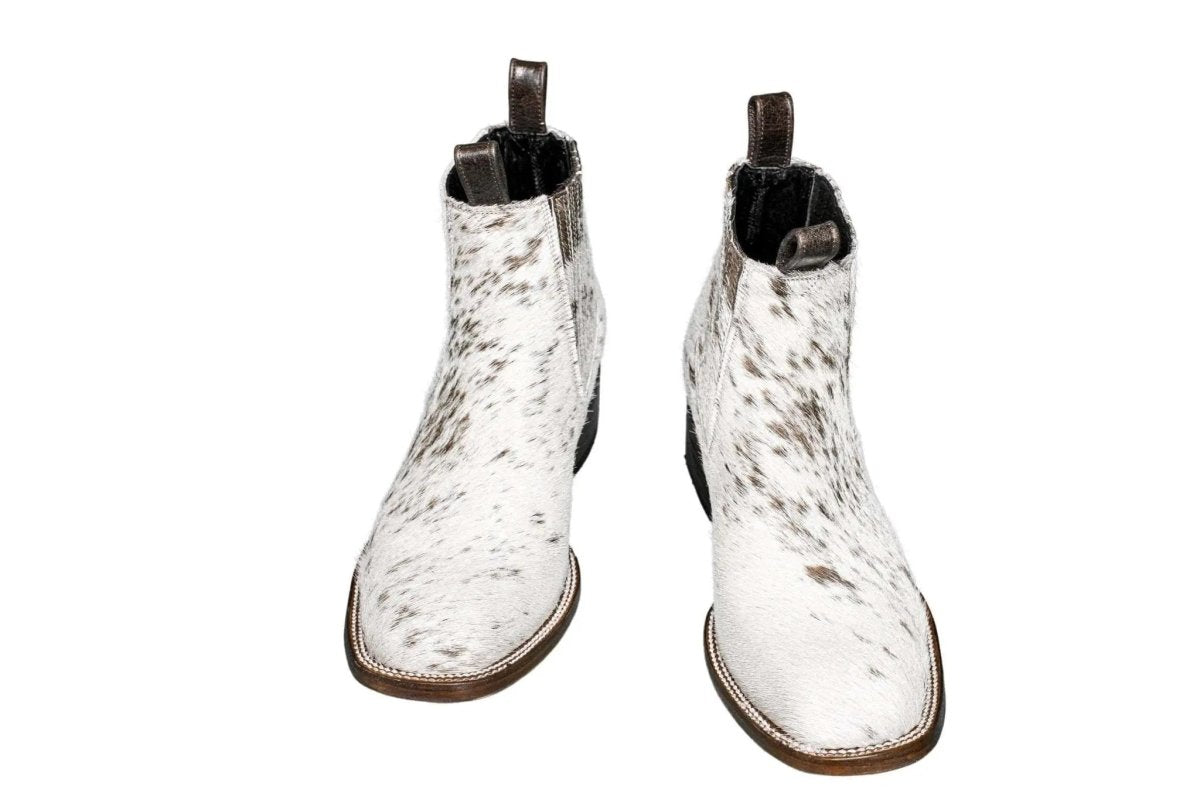 The Aurora Cowhide Boots – Size 10 Us by Stiefeld Boots – Don't Panic Shoes