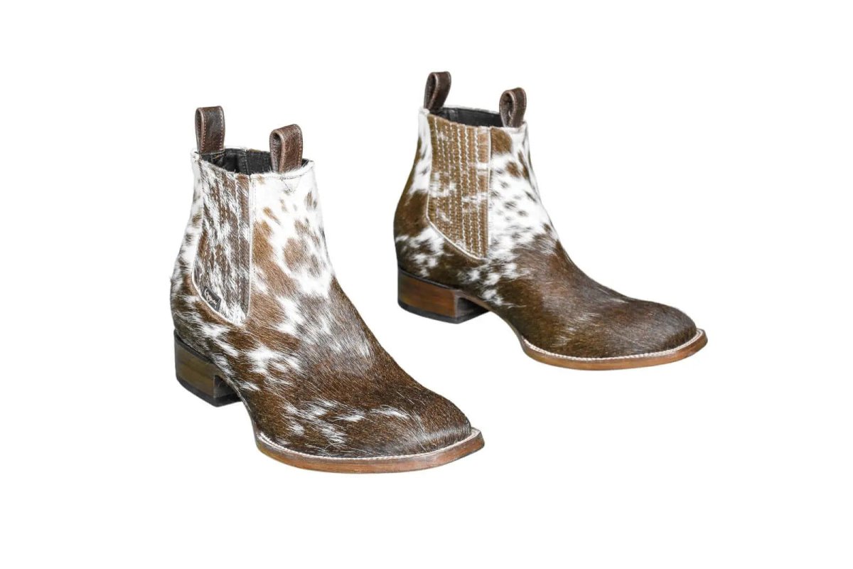 The Aurora Cowhide Boots – Size 12.5 Us by Stiefeld Boots – Don't Panic Shoes
