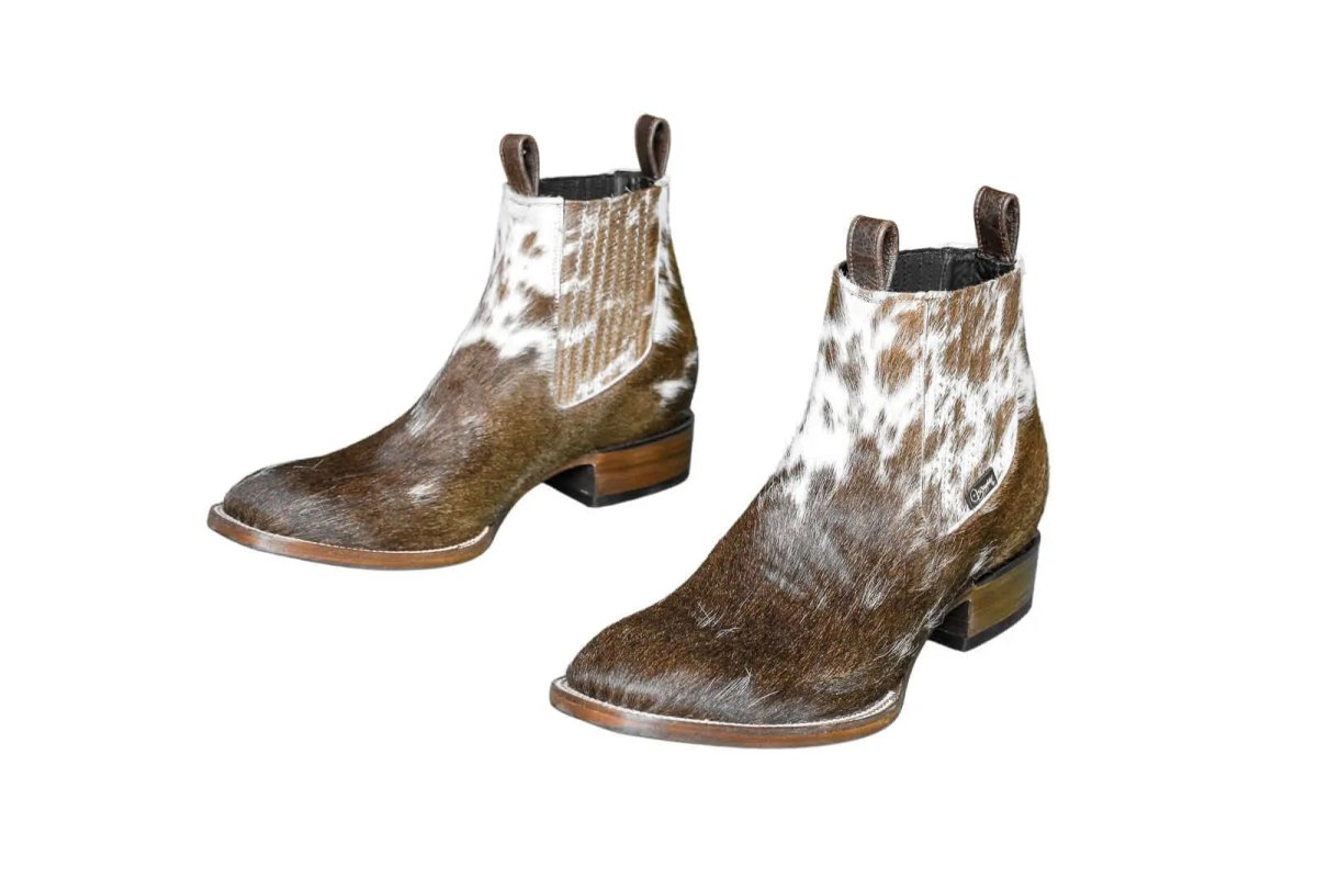 The Aurora Cowhide Boots – Size 12.5 Us by Stiefeld Boots – Don't Panic Shoes