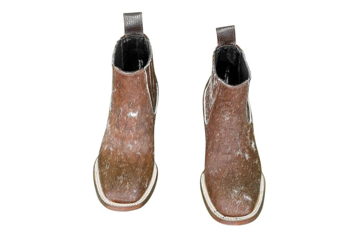 The Aurora Cowhide Boots – Size 6.5 Us by Stiefeld Boots – Don't Panic Shoes
