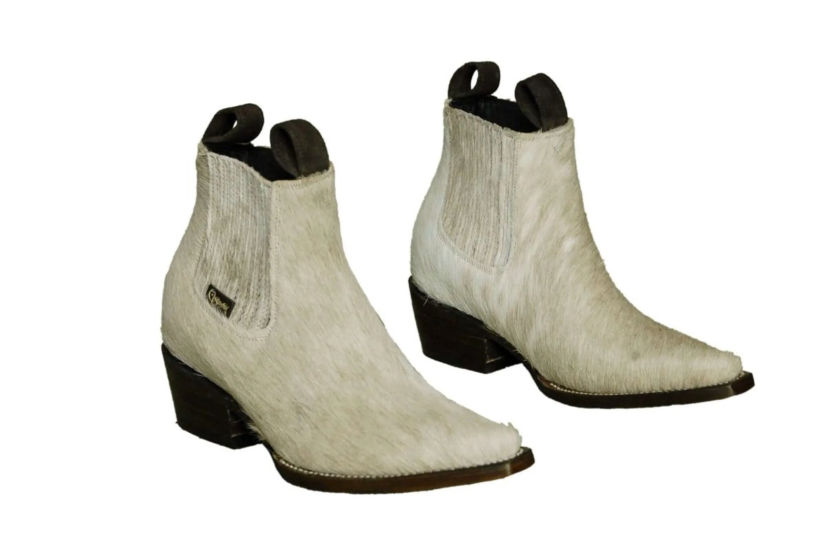 The Aurora Cowhide Boots – Size 6.5 Us by Stiefeld Boots – Don't Panic Shoes