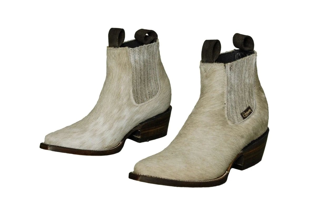 The Aurora Cowhide Boots – Size 6.5 Us by Stiefeld Boots – Don't Panic Shoes