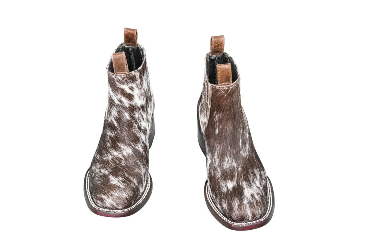 The Aurora Cowhide Boots – Size 7 Us by Stiefeld Boots – Don't Panic Shoes