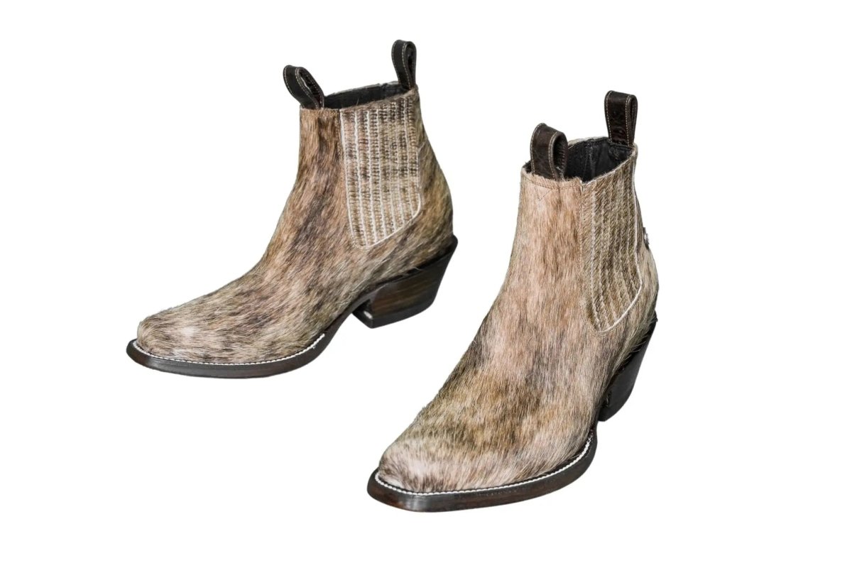 The Aurora Cowhide Boots – Size 7 Us by Stiefeld Boots – Don't Panic Shoes