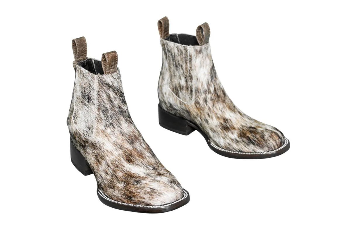 The Aurora Cowhide Boots – Size 7.5 Us by Stiefeld Boots – Don't Panic Shoes