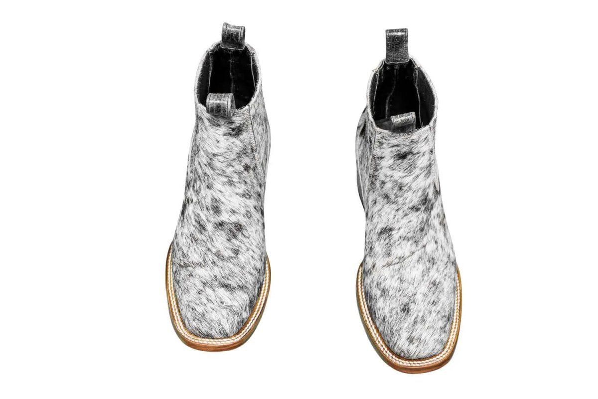 The Aurora Cowhide Boots – Size 8 Us by Stiefeld Boots – Don't Panic Shoes