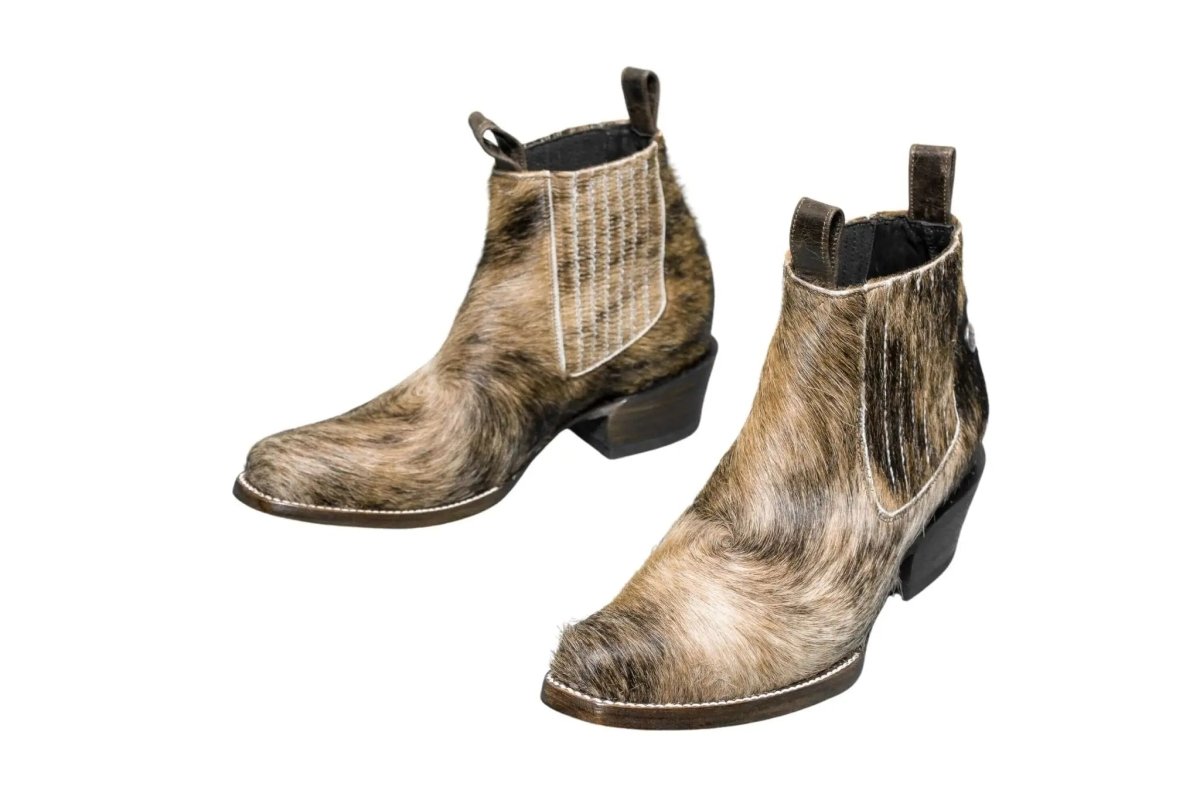 The Aurora Cowhide Boots – Size 9 Us by Stiefeld Boots – Don't Panic Shoes