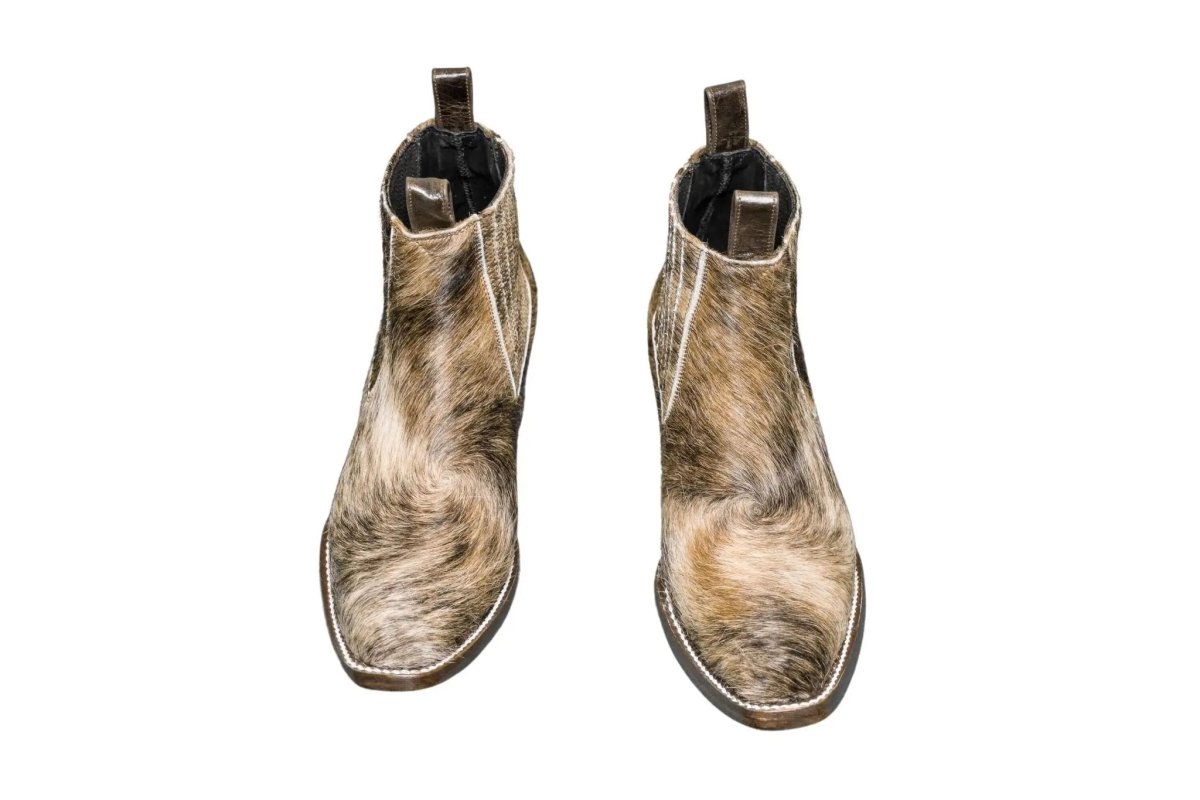 The Aurora Cowhide Boots – Size 9 Us by Stiefeld Boots – Don't Panic Shoes
