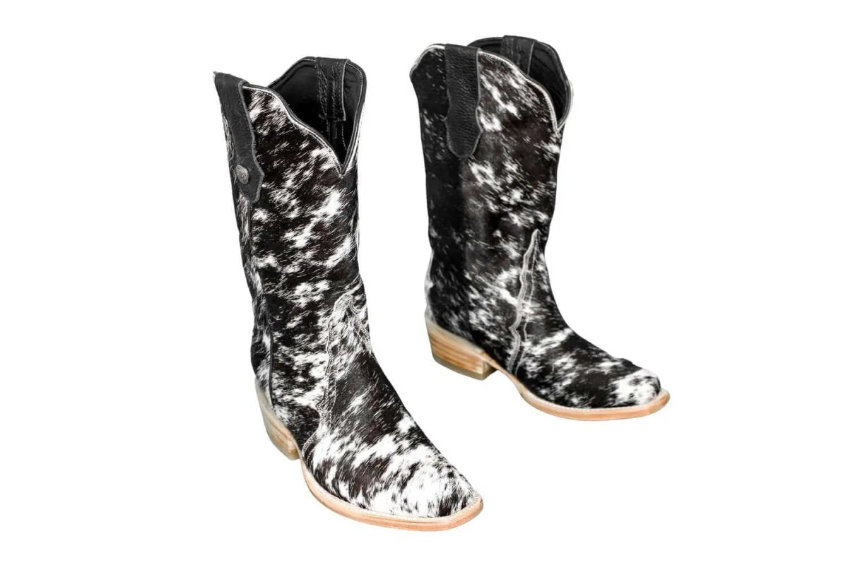 The Carmen Cowhide Boots – Size 6 by Stiefeld Boots – Don't Panic Shoes