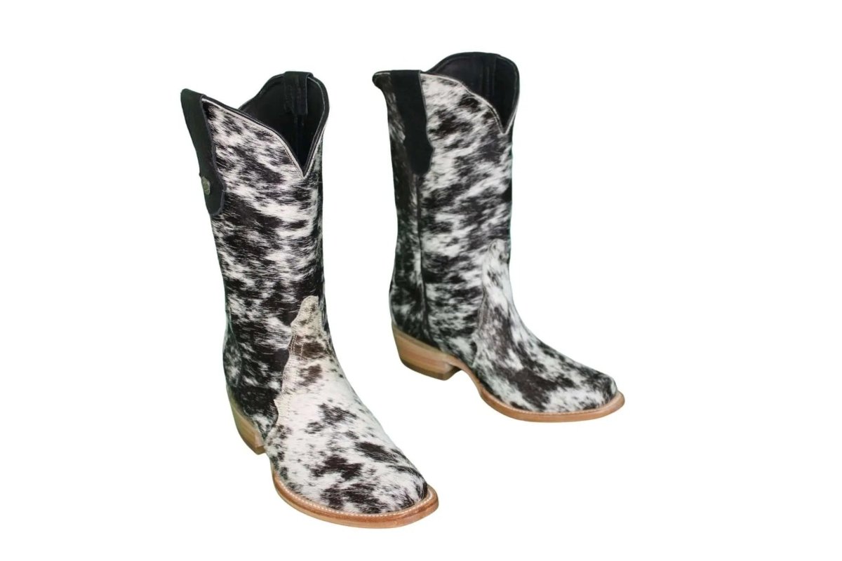 The Carmen Cowhide Boots – Size 7 by Stiefeld Boots – Don't Panic Shoes