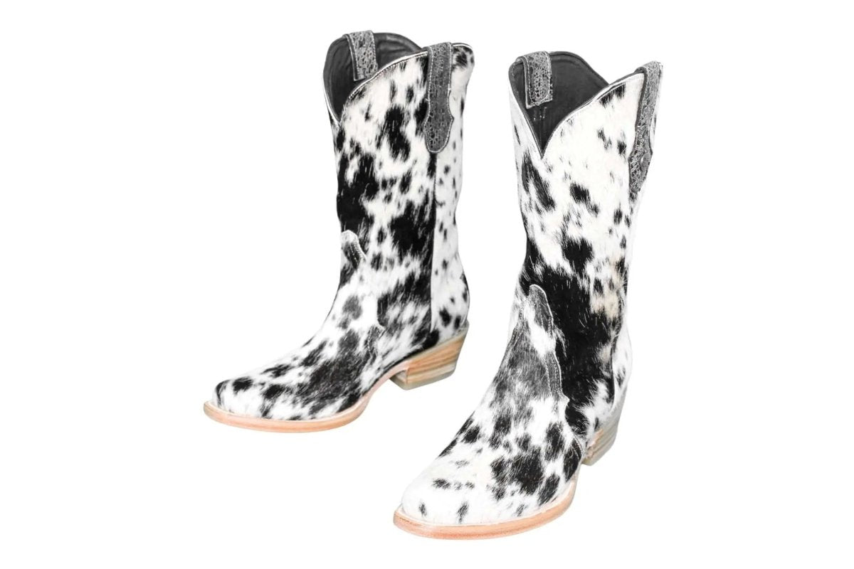 The Carmen Cowhide Boots – Size 8.5 by Stiefeld Boots – Don't Panic Shoes