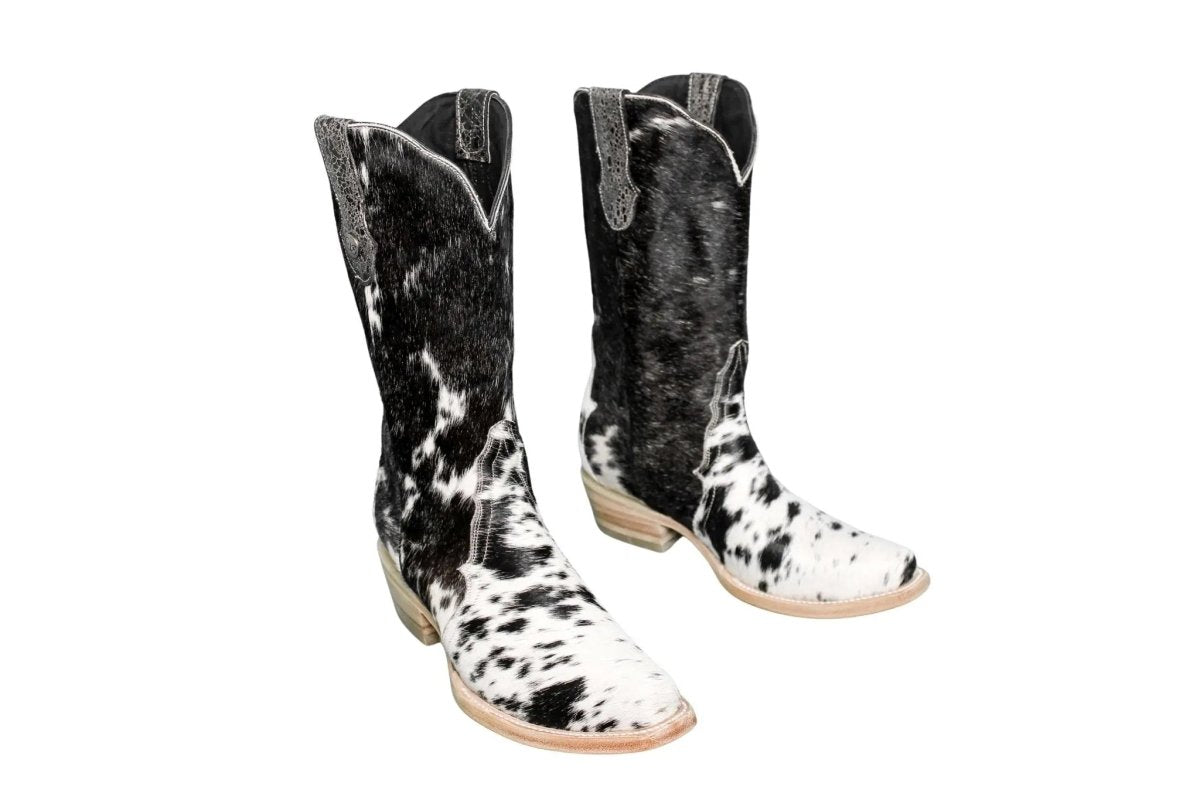 The Carmen Cowhide Boots – Size 9 by Stiefeld Boots – Don't Panic Shoes