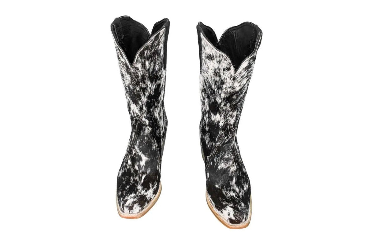 The Carmen Cowhide Boots – Size 9 by Stiefeld Boots – Don't Panic Shoes
