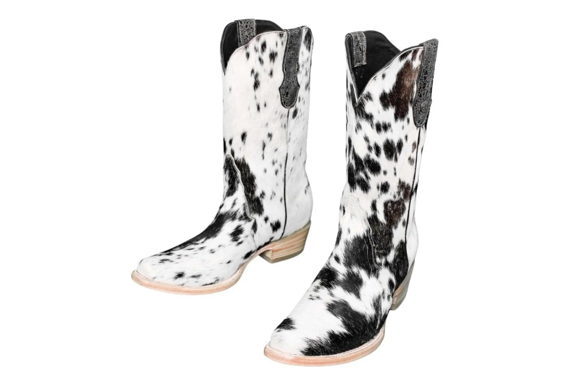 The Carmen Cowhide Boots – Size 9.5 by Stiefeld Boots – Don't Panic Shoes