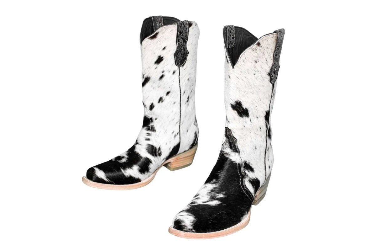 The Carmen Cowhide Boots – Size 9.5 by Stiefeld Boots – Don't Panic Shoes