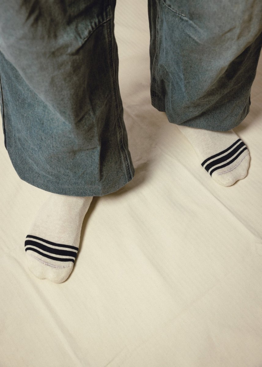 The Hidden Stripe Socks by American Trench – Don't Panic Shoes