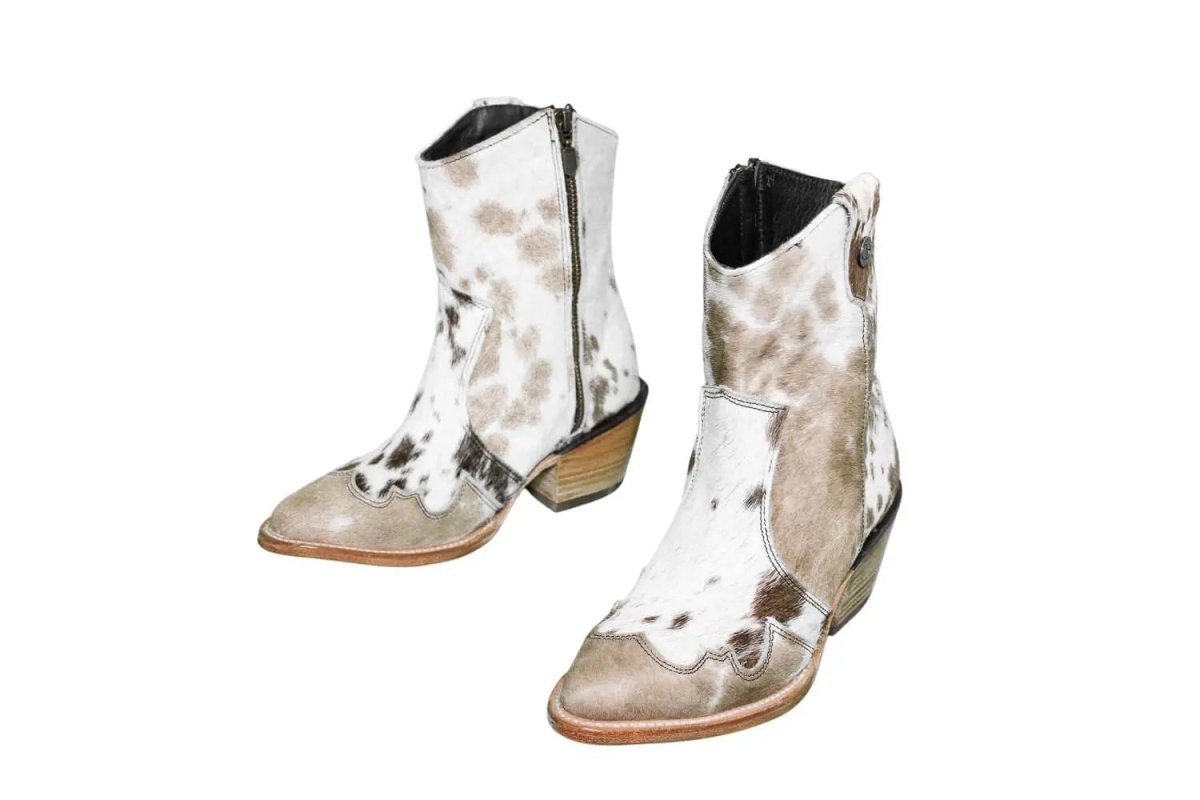 The Jolene Boots - Short Shaft High Heel - Size 7 by Stiefeld Boots – Don't Panic Shoes