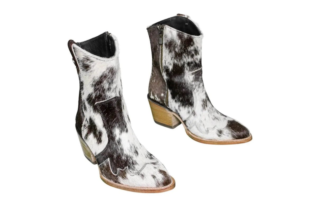 The Jolene Boots - Short Shaft High Heel - Size 8 by Stiefeld Boots – Don't Panic Shoes