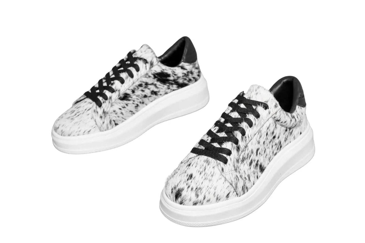 The Julia Cowhide Sneakers - Size 10 by Stiefeld Boots – Don't Panic Shoes