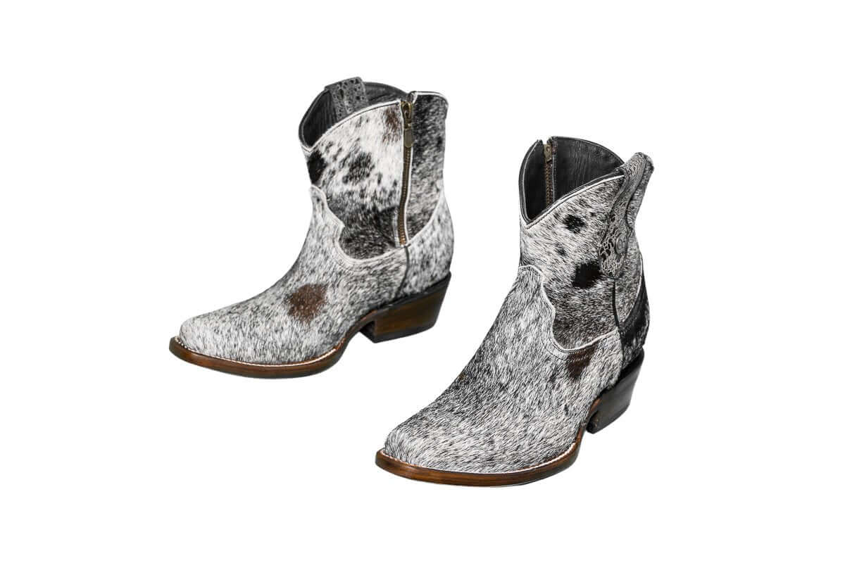 The Loretta Cowhide Boots - Size 6.5 Us by Stiefeld Boots – Don't Panic Shoes