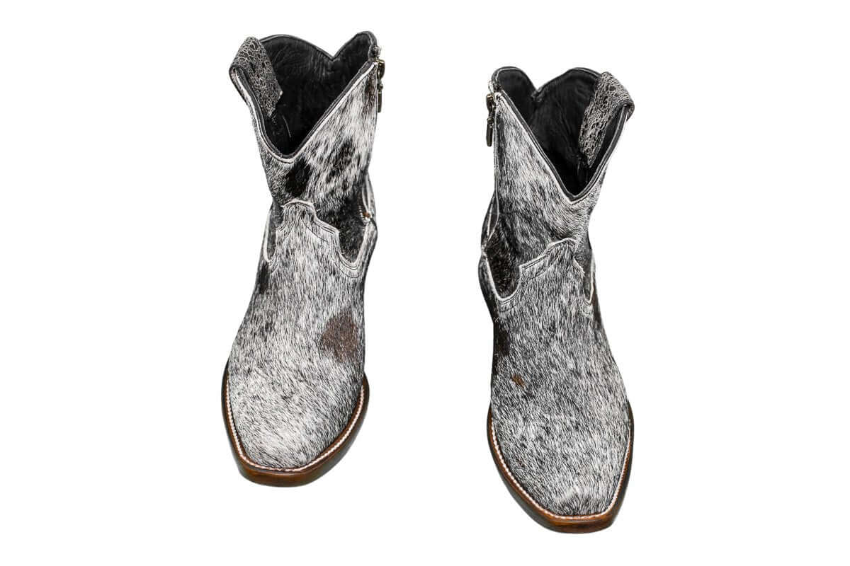 The Loretta Cowhide Boots - Size 6.5 Us by Stiefeld Boots – Don't Panic Shoes