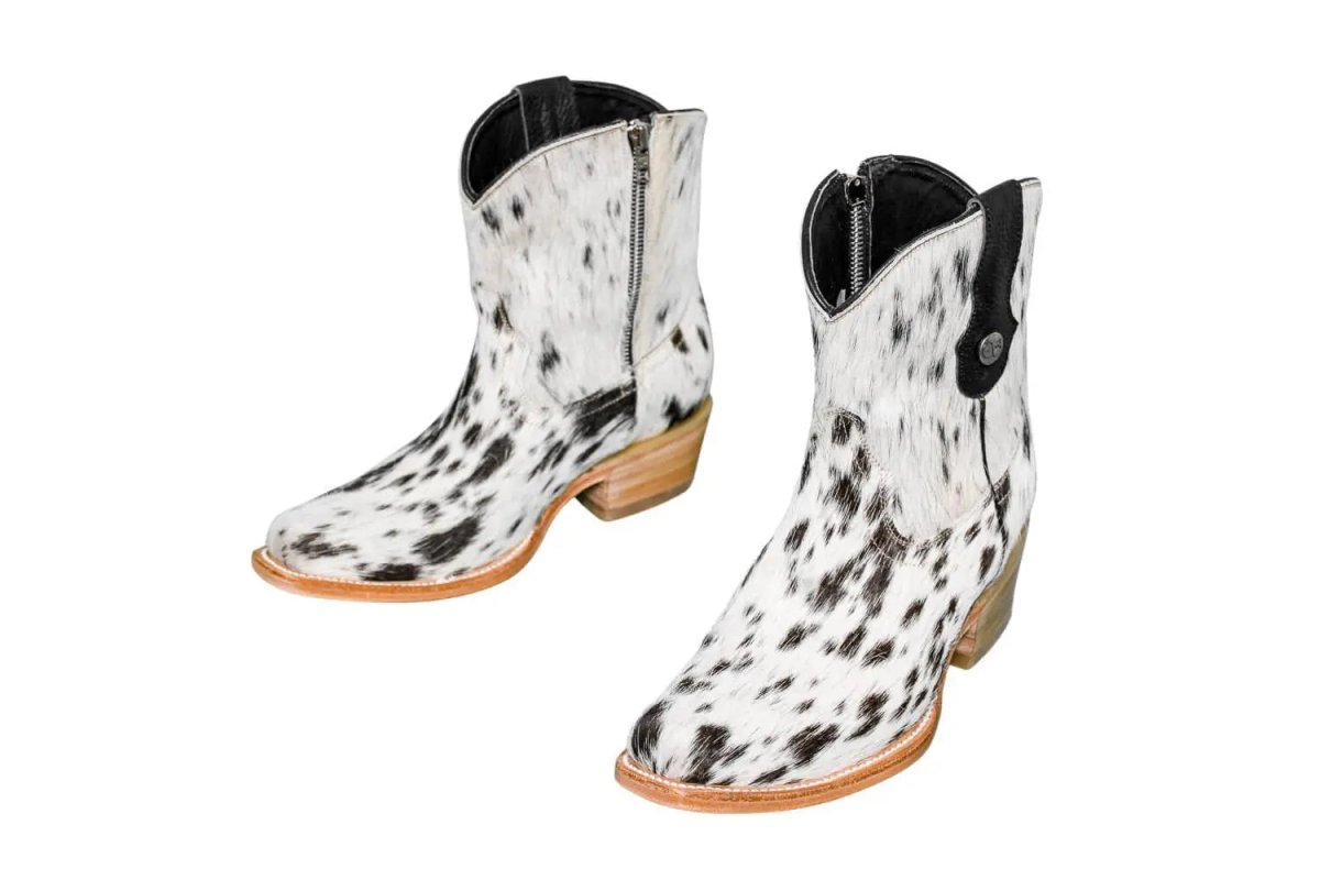 The Loretta Cowhide Boots - Size 7 Us by Stiefeld Boots – Don't Panic Shoes