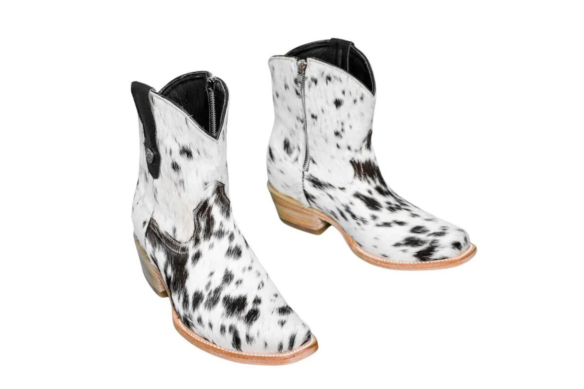 The Loretta Cowhide Boots - Size 7 Us by Stiefeld Boots – Don't Panic Shoes