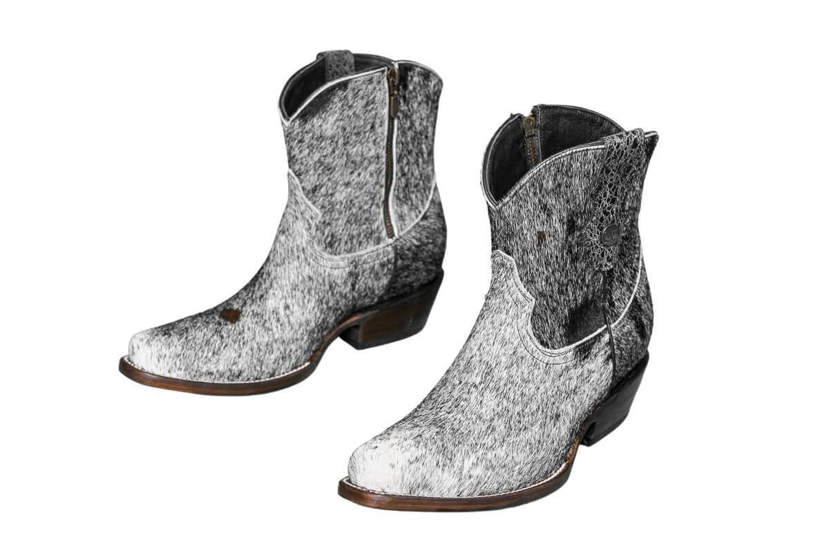 The Loretta Cowhide Boots - Size 7.5 Us by Stiefeld Boots – Don't Panic Shoes