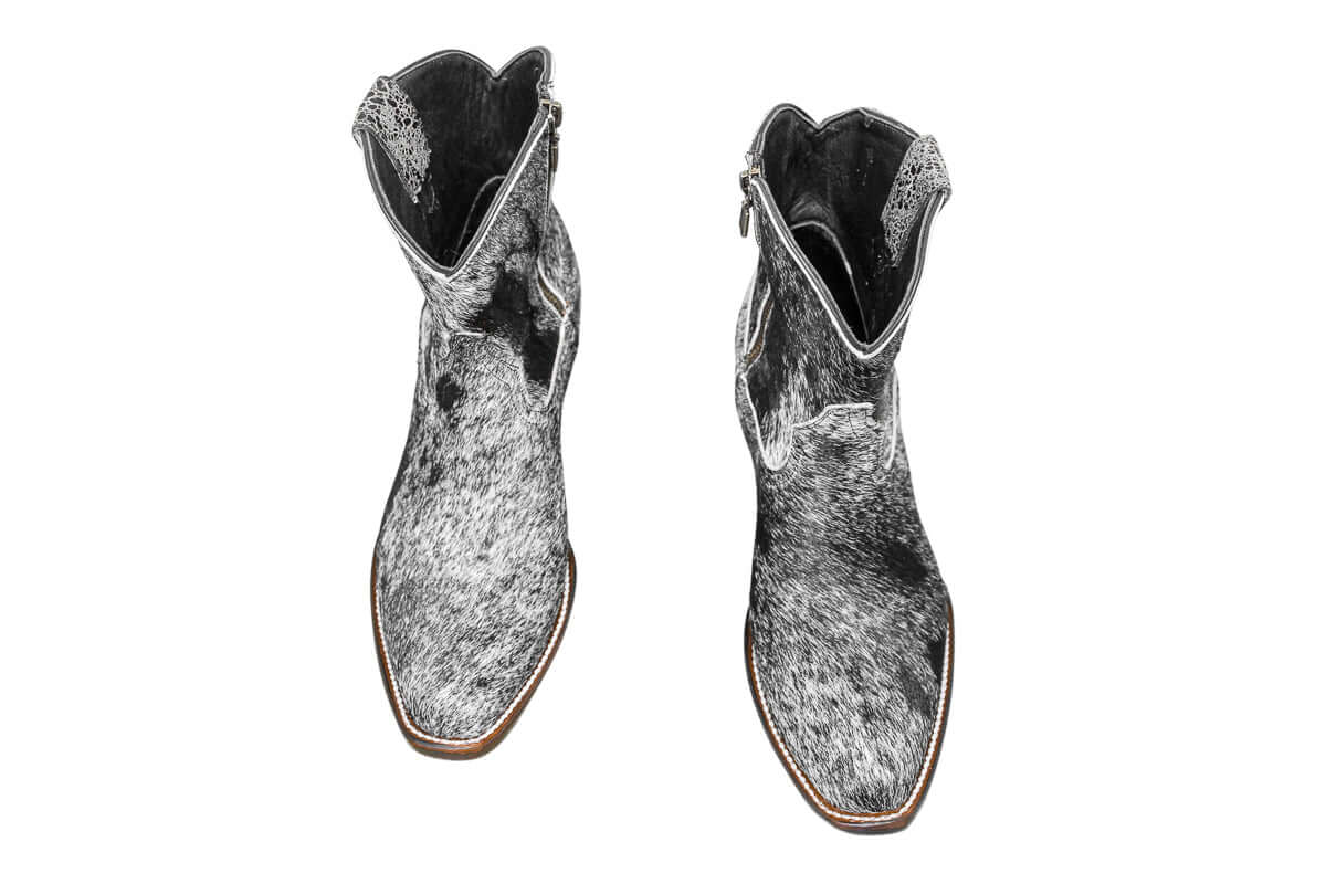 The Loretta Cowhide Boots - Size 7.5 Us by Stiefeld Boots – Don't Panic Shoes