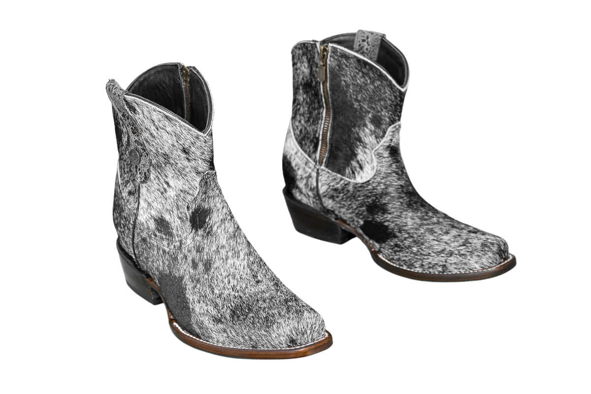 The Loretta Cowhide Boots - Size 7.5 Us by Stiefeld Boots – Don't Panic Shoes