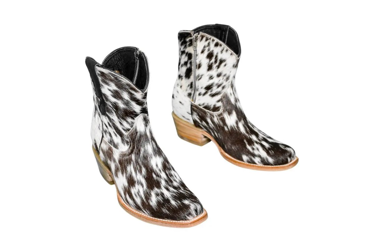 The Loretta Cowhide Boots - Size 7.5 Us by Stiefeld Boots – Don't Panic Shoes